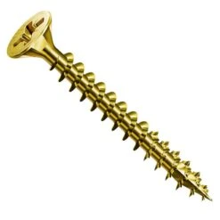 Spax Countersunk Pozi Yellox Screws - 6.0 X 180mm Box Of 100