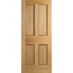 LPD 4P Unfinished Oak Interior Door 1981 X 838 X 35mm - PP4P33OAK