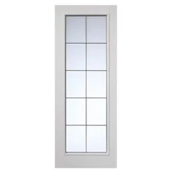 JB Kind Decima White Glazed Interior Door 1981 X 838 X 35mm - CCAPDEC29