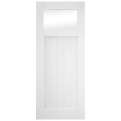 JELD-WEN Primed Cottage Clear Glazed, Sliding Barn Door 2073 X 862 X 35mm - 862PRICOTTPRT+GC
