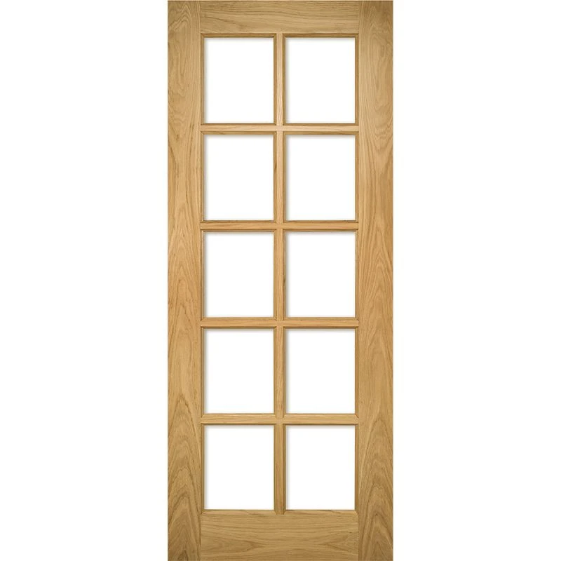 Deanta Bristol Unfinished Oak Bevelled Glaze Interior Door 1981 X 610 X 35mm - 35BRUNX610 3 Deanta Bristol Unfinished Oak Bevelled Glaze Interior Door 1981 X 610 X 35mm - 35BRUNX610 - Image 3