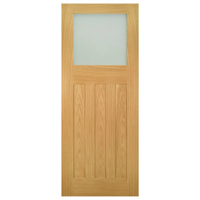 Deanta Cambridge Unfinished Oak Frosted Glaze Interior Door 2032 X 813 X 35mm- 35CAMBGUNX813 3 Deanta Cambridge Unfinished Oak Frosted Glaze Interior Door 2032 X 813 X 35mm- 35CAMBGUNX813 - Image 3