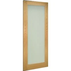 Deanta Walden Unfinished Oak Frosted Glazed Interior Door 1981 X 762 X 35mm - 35NM6GFUNX762