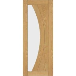 Deanta Ravello Prefinished Oak Glazed Interior Door 1981 X 762 X 35mm - 35RAVGX762