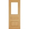 Deanta Windsor Prefinished Oak Bevelled Glaze Interior Door 1981 X 838 X 35mm - 35WINGX838FSC
