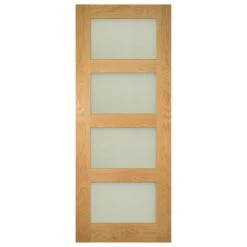 Deanta Coventry Prefinished Oak Glazed Interior Door 2040 X 726 X 40mm - 40HP1GCX726FSC 5 Deanta Coventry Prefinished Oak Glazed Interior Door 2040 X 726 X 40mm - 40HP1GCX726FSC -Bostitch Store 40hp1gcx726fsc 3