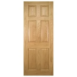 Deanta Oxford Prefinished Oak Interior Door 2040 X 826 X 40mm - 40NM8X826FSC -Bostitch Store 40nm8x826fsc 3