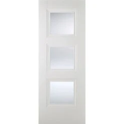 LPD Amsterdam 3L Primed Plus White Interior Door 1981 X 762 X 35mm - AMSWHIGL30