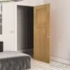 Deanta Cambridge Unfinished Oak Interior Fire Door 1981 X 686 X 45mm - 45CAMBUNX686