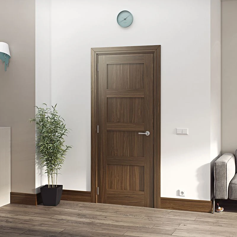 Deanta Coventry Prefinished Walnut Interior Fire Door 1981 X 838 X 45mm - 45HP1WF/DX838FSC 1 Deanta Coventry Prefinished Walnut Interior Fire Door 1981 X 838 X 45mm - 45HP1WF/DX838FSC