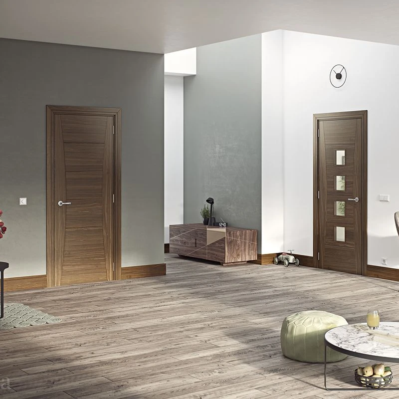 Deanta Pamplona Prefinished Walnut Interior Fire Door 1981 X 838 X 45mm - 45PAMPF/DWX838FSC 1 Deanta Pamplona Prefinished Walnut Interior Fire Door 1981 X 838 X 45mm - 45PAMPF/DWX838FSC