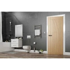 Deanta Ravello Prefinished Oak Interior Fire Door 1981 X 610 X 45mm - 45RAVF/DX610 -Bostitch Store 45ravfdx610fsc 3