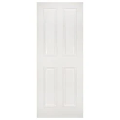 Deanta Rochester White Primed Interior Fire Door 1981 X 610 X 45mm - 45ROCHF/DWHP610 -Bostitch Store 45rochf dwhp610 3