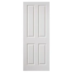 JB Kind Canterbury Grained White Interior Door 2040 X 726 X 40mm - CAN726