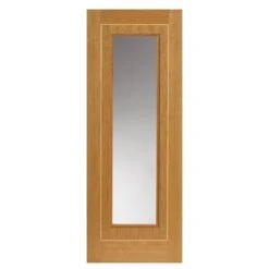 JB Kind Minvera Oak Glazed Interior Door 1981 X 686 X 35mm - OMIN23
