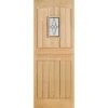 LPD Cottage Stable 1L Unfinished Oak Exterior Door 1981 X 762 X 44mm - OCOTTSTA30