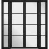 LPD Soho W6 Primed Black Interior Room Divider 2031 X 1904mm - W6SOHOBLA