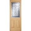 LPD Winchester 1L Unfinished Oak Exterior Door 1981 X 838 X 44mm - OWDWINC33