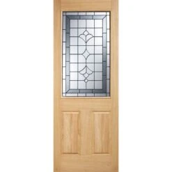 LPD Winchester 1L Unfinished Oak Exterior Door 1981 X 838 X 44mm - OWDWINC33