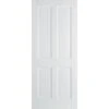LPD Canterbury 4P Primed White Interior Door 1981 X 610 X 35mm - WFCAN4P24