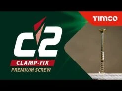 Timco C2 Clamp-Fix Multi-Purpose Premium Screws - TX - Double Countersunk - Yellow 50pcs Box - 8.0 X 225 - 80225C2C -Bostitch Store 6be98ce2dd0267bc376e5d5ac8b5c7e630b8cd1310a662ec84dc1572dae6e983