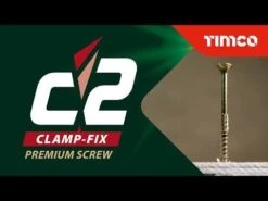 Timco C2 Clamp-Fix Multi-Purpose Premium Screws - TX - Double Countersunk - Yellow 25pcs Box - 8.0 X 420 - 80420C2C -Bostitch Store 6be98ce2dd0267bc376e5d5ac8b5c7e630b8cd1310a662ec84dc1572dae6e983 5