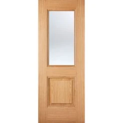 LPD Arnhem 1L Pre-Finished Oak Interior Door 1981 X 838 X 35mm - ARNOAKGL33