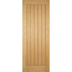 LPD Mexicano Unfinished Oak Interior Door 2040 X 526 X 40mm - OMEX526