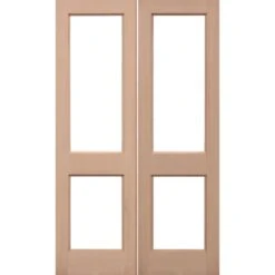 LPD 2XGG Hemlock Exterior Door 1981 X 1168 X 44mm - HPRS2XGG46