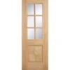 LPD Barcelona 6L Pre-Finished Oak Interior Door 1981 X 762 X 35mm - BAROAK30