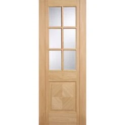 LPD Barcelona 6L Pre-Finished Oak Interior Door 1981 X 762 X 35mm - BAROAK30