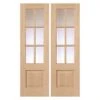 JB Kind Dove Oak Interior Door Pair 1981 X 1372 X 35mm - ODOV46