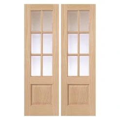 JB Kind Dove Oak Interior Door Pair 1981 X 1372 X 35mm - ODOV46