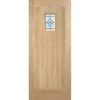 LPD Cottage 1L Unfinished Oak Exterior Door 1981 X 838 X 44mm - OCOTTG33