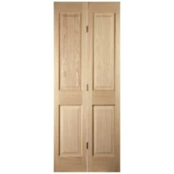 JELD-WEN 4 Panel Bi-fold Interior Door 1981 X 762 X 35mm - 26WOAK4FBI