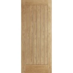 LPD Norfolk Unfinished Oak Exterior Door 1981 X 762 X 44mm - ONORFOLK30