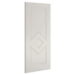 Deanta Ascot White Primed Interior Fire Door 1981 X 762 X 45mm - 45ASCF/DWHP762 -Bostitch Store ascot angled 1