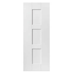 JB Kind Geo White Interior Door 35 X 1981 X 838 X 35mm - SGEO29