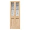 JB Kind Churnet Oak Glazed Interior Door 1981 X 686 X 35mm - OCHUDL23