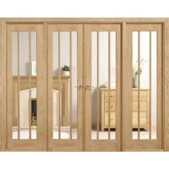 LPD Lincoln W8 Unfinished Oak Interior Room Divider 2031 X 2478mm - W8OLIN