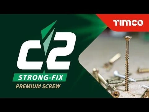Timco C2 Strong-Fix Multi-Purpose Premium Screws - Industry Pack - PZ - Double Countersunk - Yellow Box 1000pcs - 5.0 X 50 - 50050C2IND 4 Timco C2 Strong-Fix Multi-Purpose Premium Screws - Industry Pack - PZ - Double Countersunk - Yellow Box 1000pcs - 5.0 X 50 - 50050C2IND - Image 4