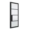 LPD Chelsea 4L Primed Reeded Black Interior Door 1981 X 838 X 35mm - CHEBLAREE33