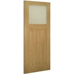 Deanta Cambridge Unfinished Oak Frosted Glaze Interior Door 1981 X 838 X 35mm- 35CAMBGUNX838 5 Deanta Cambridge Unfinished Oak Frosted Glaze Interior Door 1981 X 838 X 35mm- 35CAMBGUNX838 -Bostitch Store cambridge oak