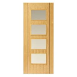JB Kind Blenheim Oak Glazed Interior Door 1981 X 686 X 35mm - CBLE23