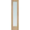 XL Joinery Pattern 10 Double Glazed External Oak Door (Dowelled) Side Light With Obscure Glass 2032 X 584 X 44mm - DGOP10SL23-80