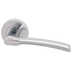 XL Joinery Drava Bathroom Door Handle Pack With Lock-65mm Latch - DRAVABP65