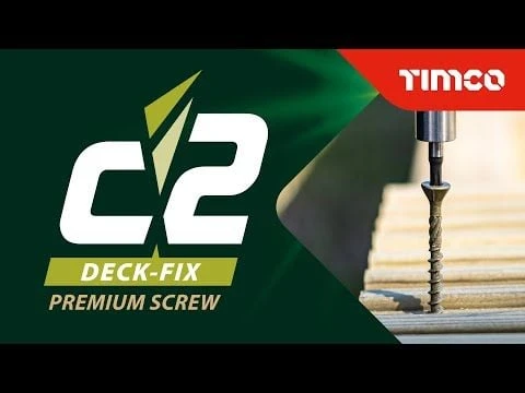Timco C2 Deck-Fix Premium Decking Screws - TX - Countersunk - Exterior - Green Box 250pcs - 4.5 X 85 - 85C2D250BX 5 Timco C2 Deck-Fix Premium Decking Screws - TX - Countersunk - Exterior - Green Box 250pcs - 4.5 X 85 - 85C2D250BX - Image 5