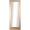 JELD-WEN Shaker 1 Light Clear Glazed Interior Door 1981 X 610 X 35mm - 20WOAKSHAK1+GCF