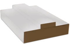 Deanta White Primed Internal Door Frame Lining Set 2077 X 133 X 27mm - DFPGRS133