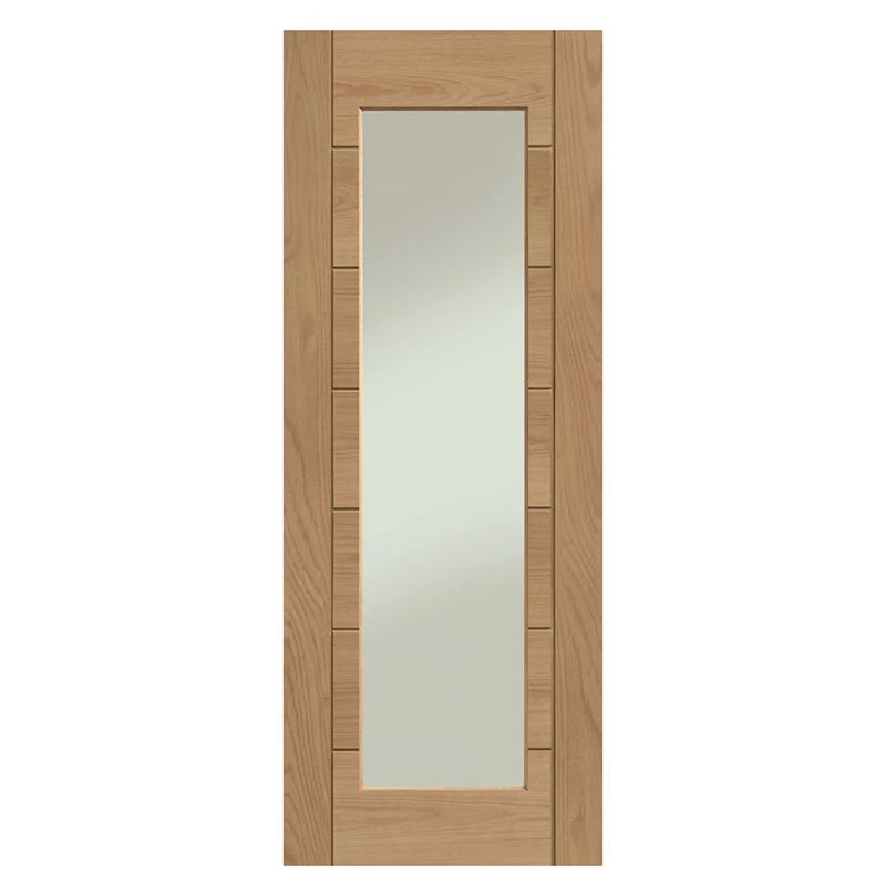 XL Joinery Palermo Essential 1 Light Internal Oak Door With Clear Glass - EGOPAL1L27 1 XL Joinery Palermo Essential 1 Light Internal Oak Door With Clear Glass - EGOPAL1L27